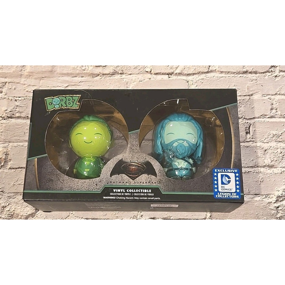 Dorbz Batman & Aquaman DC Comics Exclusive, New Sealed, Legion Of Collectors